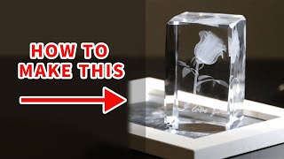 how to put 3D images into glass or crystal objects 3d crystal Inside carving screenshot 4