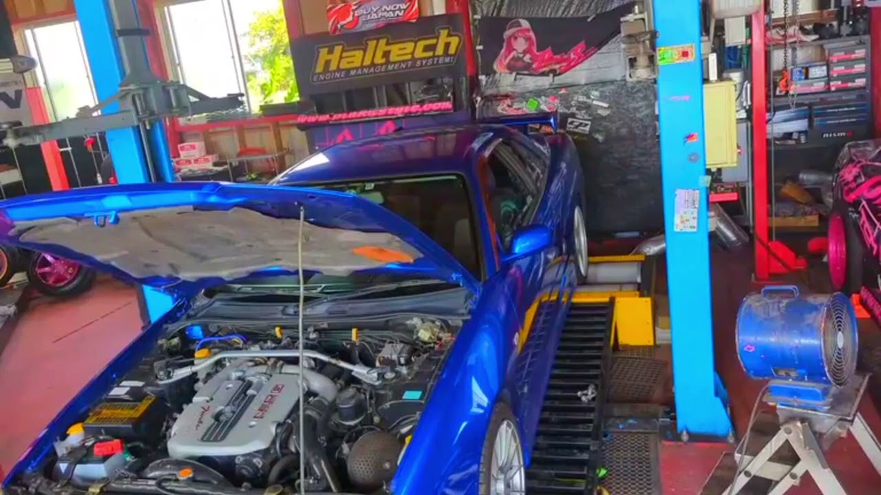 R34 Skyline GTT 311chp Pinku Style SerpAuto CV2-600  Dyno 