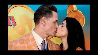John Cena passionately kisses wife Shay Shariatzadeh as he joins Awkwafina and Simu Liu at starry pr