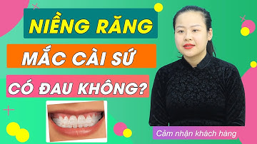 Niềng răng mắc cài sứ có đau không || Bác sĩ Yến Yteeth