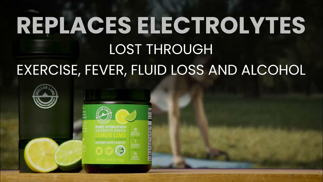 LEMON LIME ELECTROLYTE POWDER YouTube