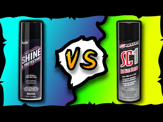 SLICK SHINE AND PROTECTANT VS MAXIMA SC1 HIGH GLOSS COATING, TEST AND  REVIEW