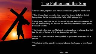 John 5 16-30 KJV The Father and the Son
