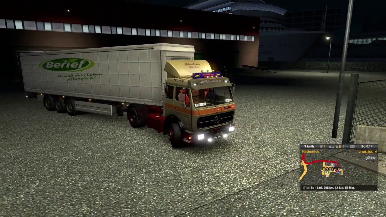 (ETS2 v1.26, v1,27 Open Beta) Opa MB Mercedes NG 1632 - YouTube