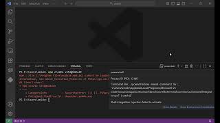 Solve VSCode Error || npm cannot be loaded because running scripts is disabled on this system Net Worth