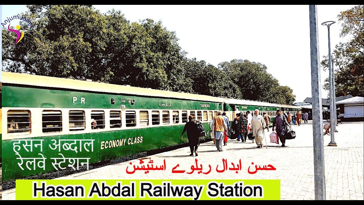 Actions in Hasan Abdal Railway Station | Pakistan Railways | Travel with Anjum Jamil