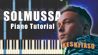 Miniatura de vídeo de "Pikku G - SOLMUSSA | Piano Tutorial"