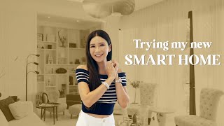 TRYING MY NEW SMART HOME SYSTEM | JAMIE CHUA