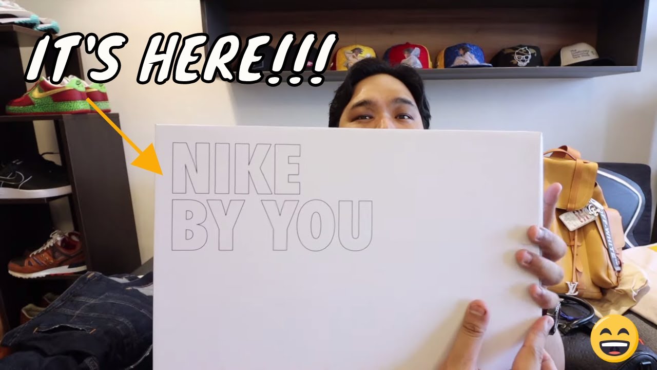 Unboxing my FIRST CUSTOM NIKE Sneakers! (Nike By You) - YouTube