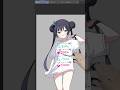 いいねRT数に応じてTシャツを切り取られるキサキ会長 #ブルーアーカイブ #ブルアカ
