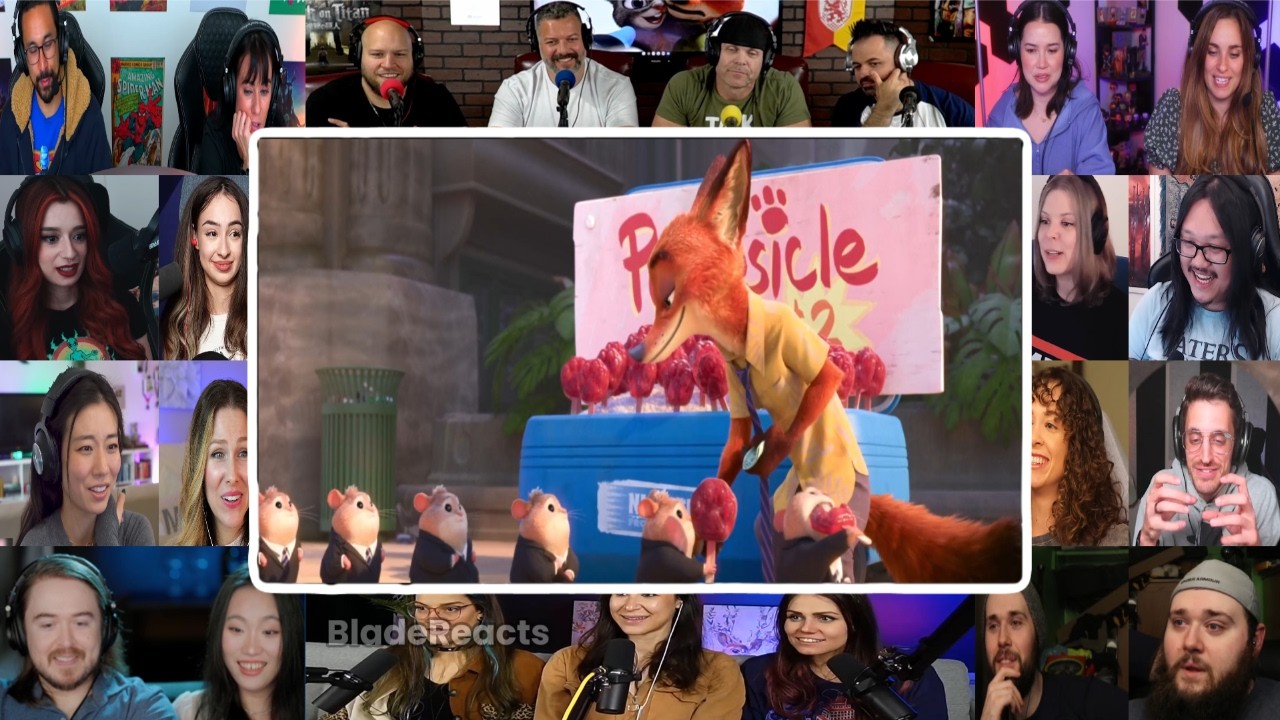 Popsicle Hustle Scene - Zootopia | Reaction Mashup
