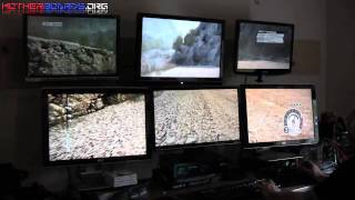 Sapphire ATI RADEON HD Eyefinity 6 5870 6 Monitors 1 Video Card! + Blooper :D