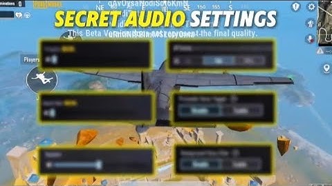 3.7 PERFECT AUDIO SETTING GUIDE | IMPROVE SOUND SENSI IN BGMI / PUBG | BGMI SENSI  #bgmisettings