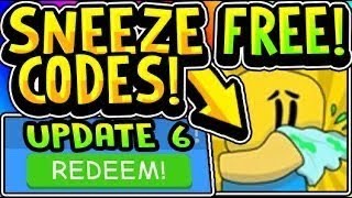 ALL *NEW* SECRET OP WORKING CODES! Roblox Sneeze Simulator