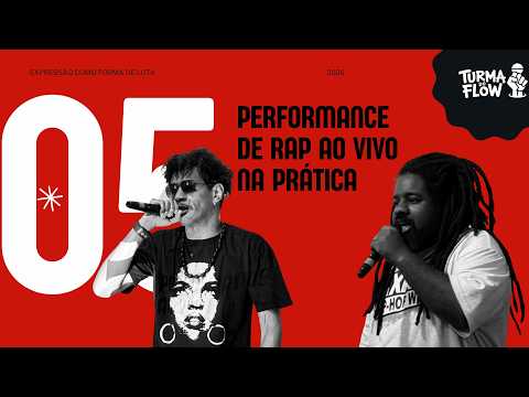 Aula 5 - Performance Ao Vivo de Rap na Prática com AfroRagga e Doctor Zumba (Turma do Flow) #rap