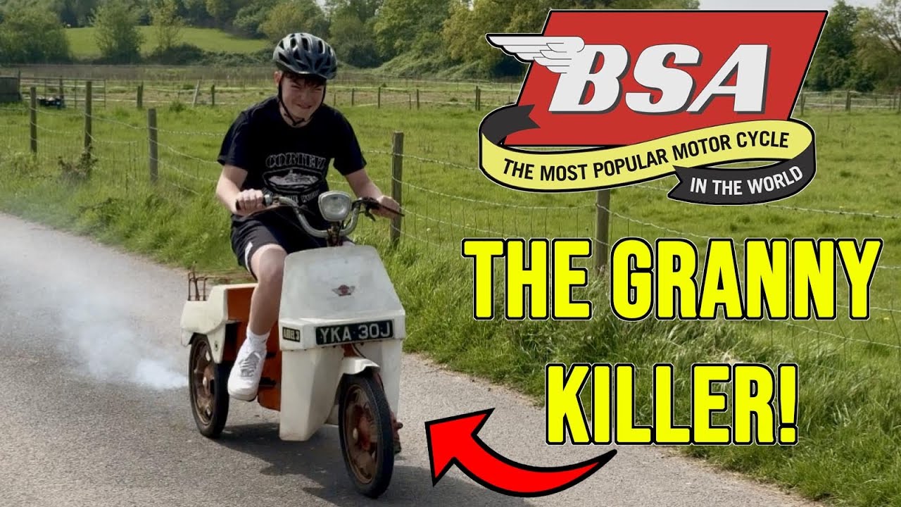 1970 BSA ARIEL 3,  The Granny Killer!  70's big flop.