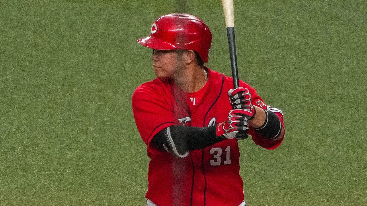 広島カープ・坂倉将吾選手【スローで見るプロのバッティングフォーム