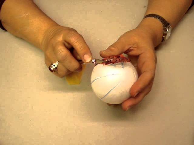 globulete de craciun Boules de Noël   tutorial / Globuri de Craciun   tutorial 1   YouTube