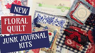 Floral Quilt Junk Journal Kits Available Now | Full Kit Reveal
