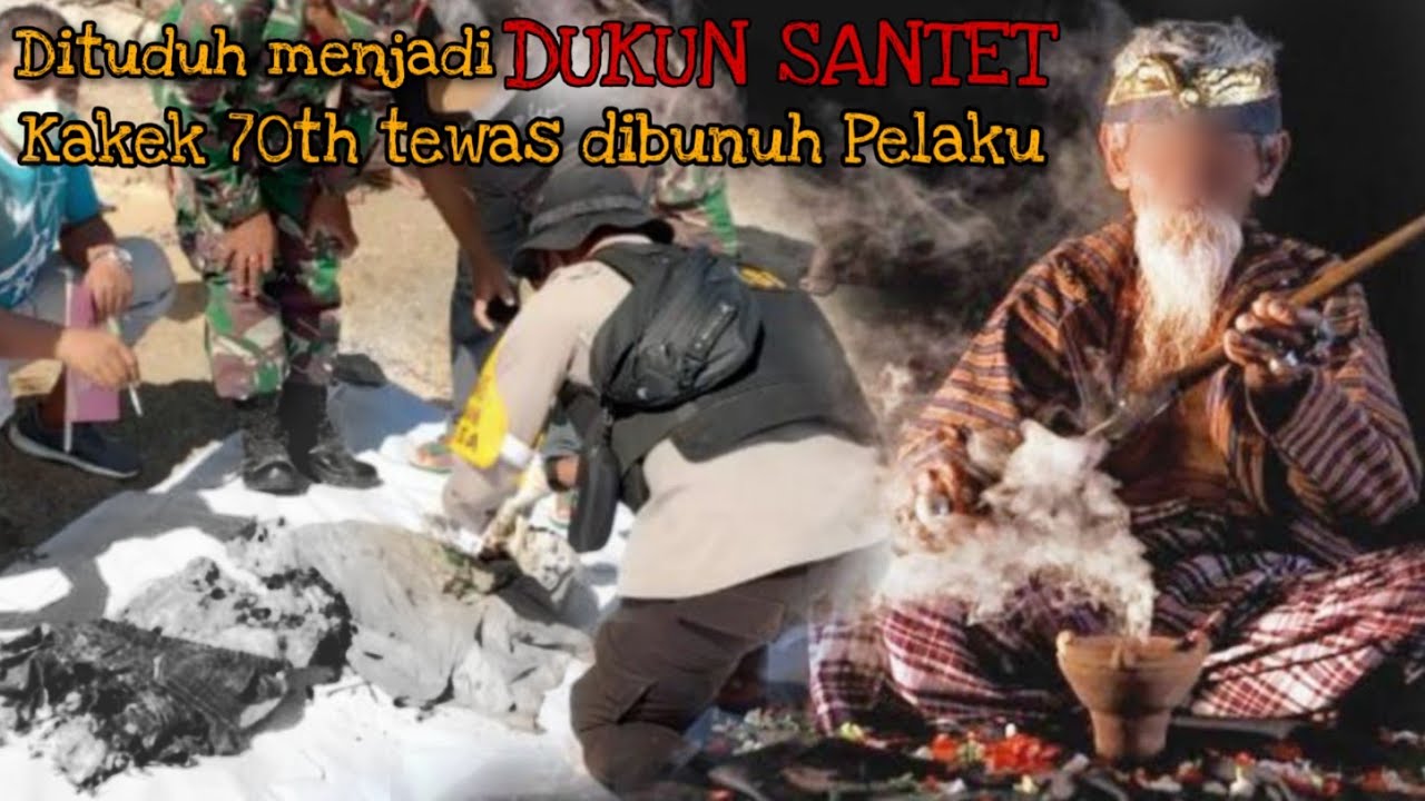 Dituduh menjadi Dukun Santet, kakek 70th t3was dihabisi para P3laku‼️