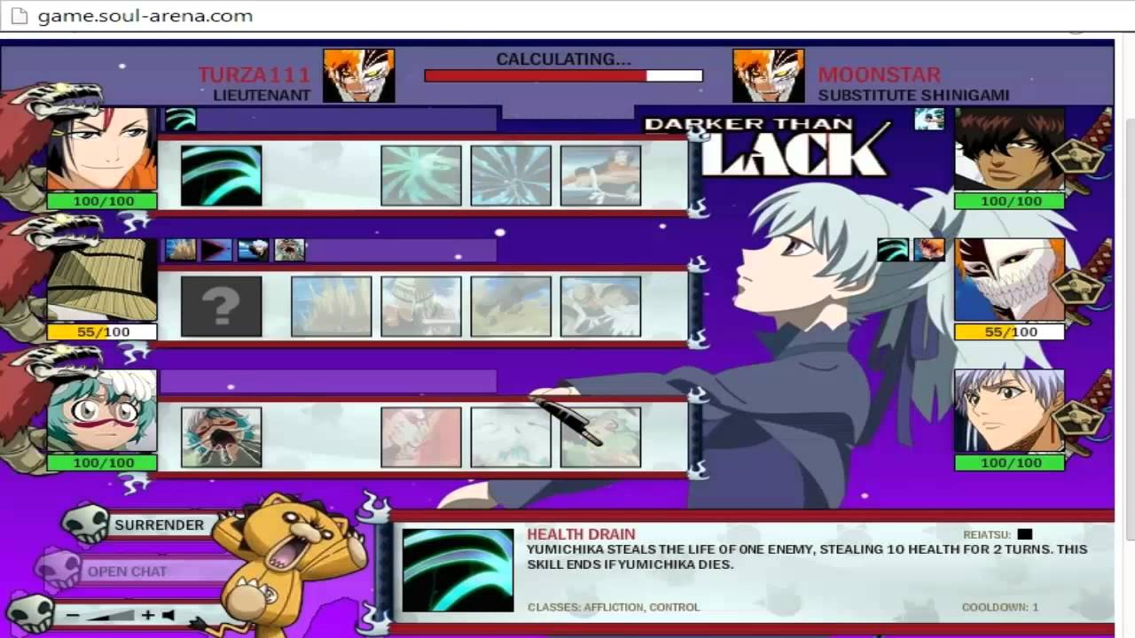 Soul-Arena Streak team! (Yumichika, Komamura and Nel