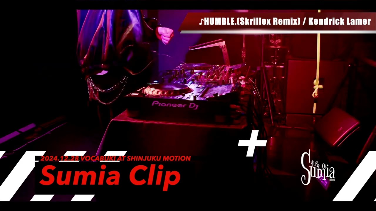 Sumia DJ Clip(VOCABUKI at Shinjuku Motion) 2024.12.28