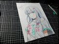 Drawing izumi sagiri of eromanga sensei  kaio drawart