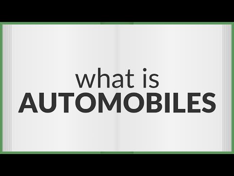 Definition For Automobile