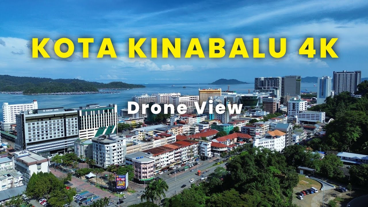 Kota Kinabalu City Drone View 2025 – Stunning 4K Aerial Footage