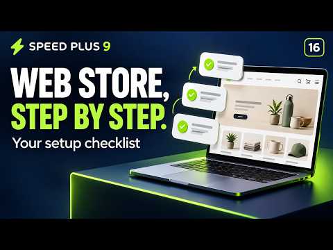 Video preview: Set Up Your Online Store Step by Step | Speed Plus 9 Web Store