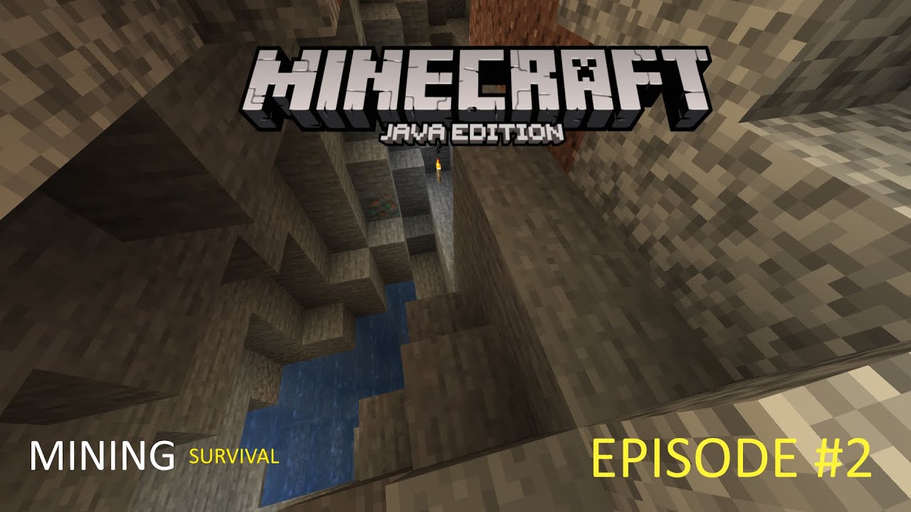 Minecraft survival mining episode 2 - YouTube
