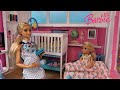 Barbie and Ken in Barbie Dream House w Barbie Sister Chelsea Lego Land Village and Jungle Dream E.6