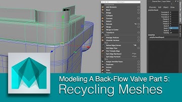 DART 106 Intermediate Maya: Valve Modeling Part 5 Recycling Meshes