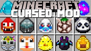 Minecraft CURSED MOD / CURSED MINECRAFT MOBS MOD! (Minecraft Mods)