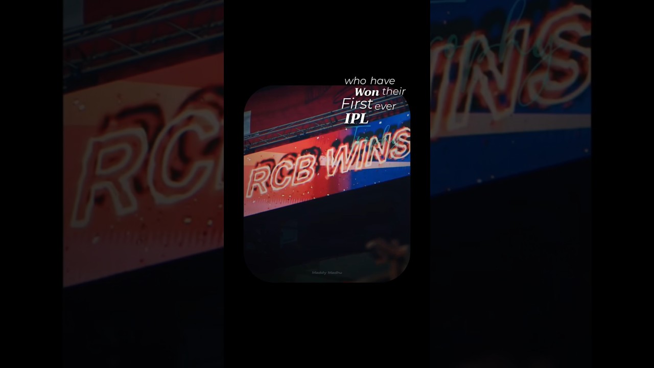 Ravi Shastri saying RCB won the trophy after 17 year 