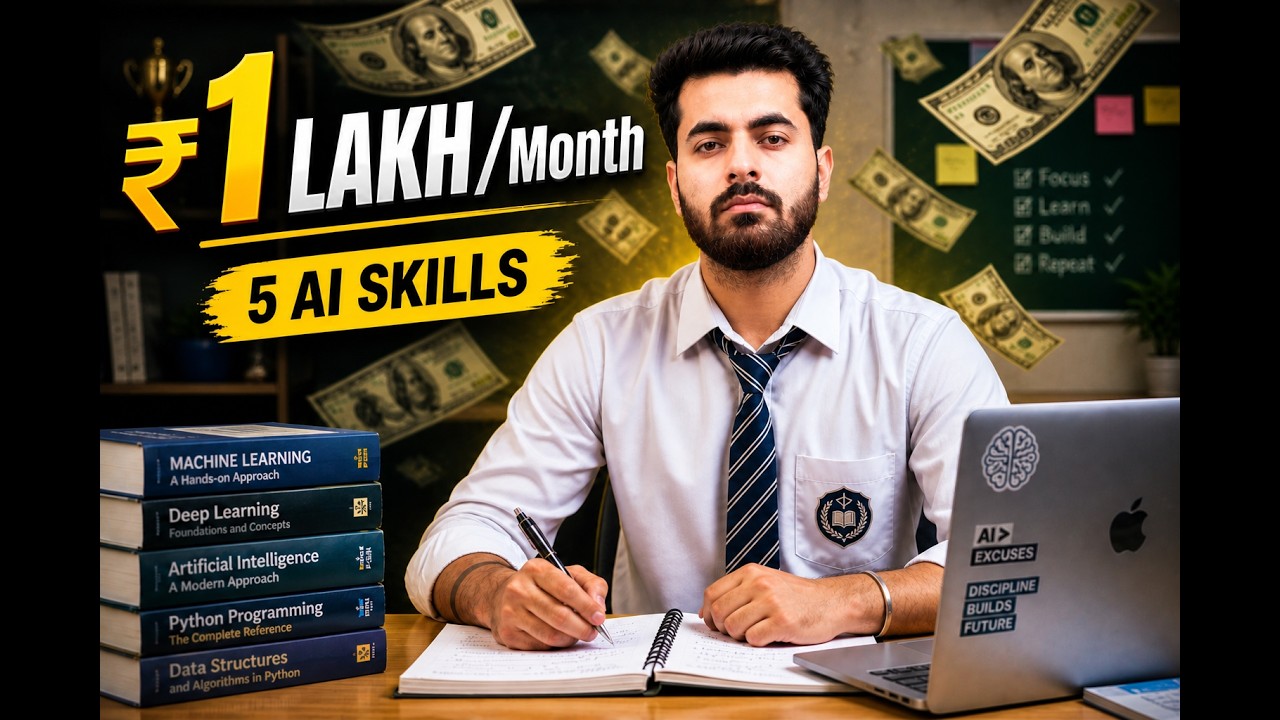 12th Ke Baad ₹1 Lakh/Month. Maine 5 AI Skills Test Kiye