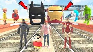🤩 New Batman Train and Iron Man Train 🚂🥳 in Indian Theft Auto Simulator💥💯