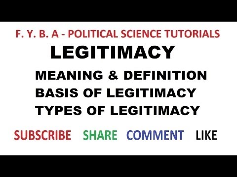 Video: What Is Legitimacy