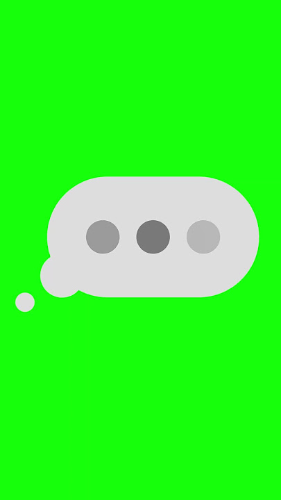 Text typing imessage bubble animation green screen #Ios #animationbubble #bubble #greenscreen