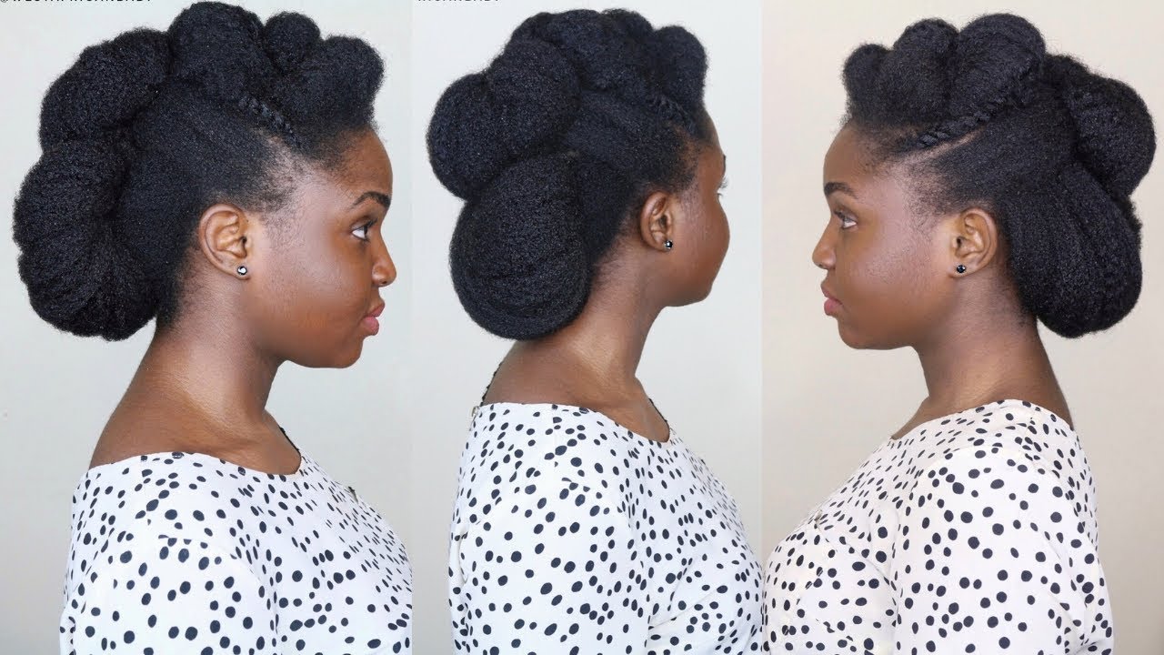 Natural Hair Is Not Professional Updo Style On 4c Hair Ft