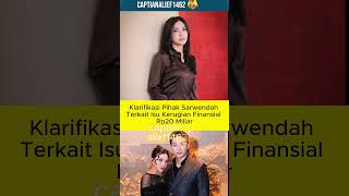 Klarifikasi Pihak Sarwendah Terkait Isu Kerugian Finansial Rp20 Miliar #Sarwendah #Klarifikasi