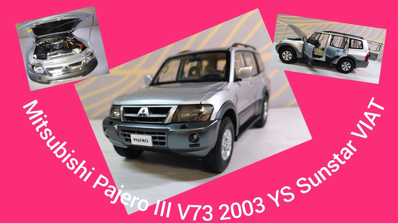 MITSUBISHI PAJERO 3.5 V6 V73 silver 2006 1/18 SUN STAR 5832