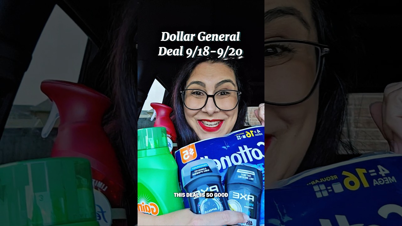 This Dollar General deal is SO good! 🔥 AND we have a 5/25 for any day so you can do this thru 9/20!🎉