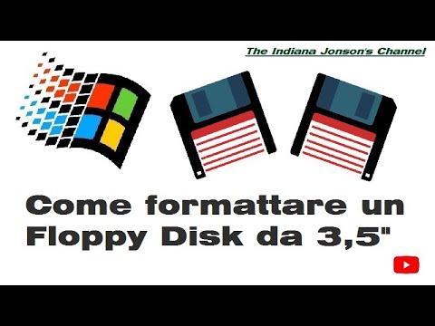 Video: Come Formattare Un Floppy Disk