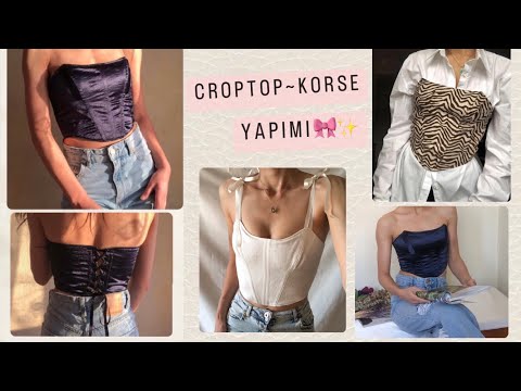 DIY corset top / korse büstiyer dikimi