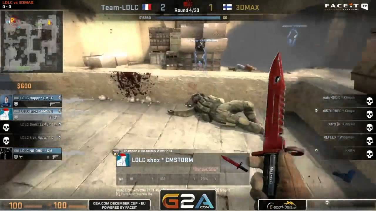 CS:GO: LDLC vs 3DMAX - Insane Bombsite Retake | Dust 2 | ESL Pro League Winter 2014/15