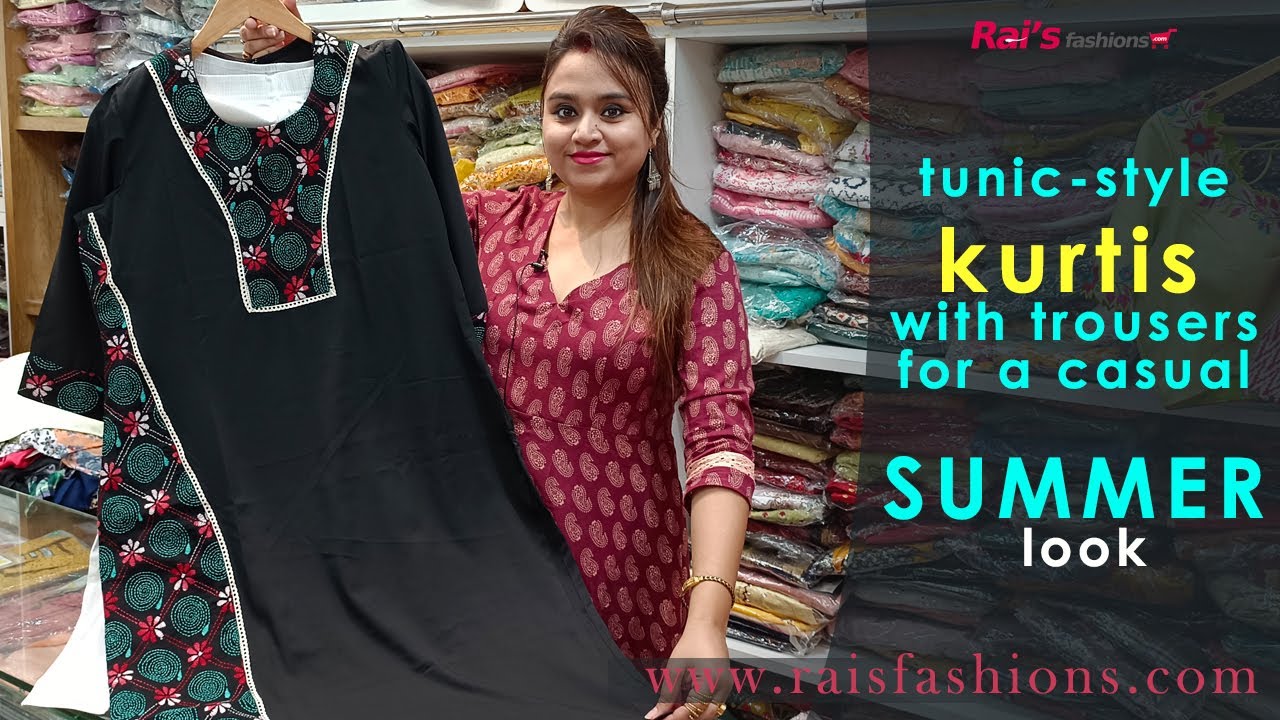 Tunic Style - K U R T I S - With Trousers For A Casual Summer Look (10th April) - 06AK