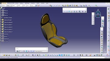 racing car seat _ CATIA V5