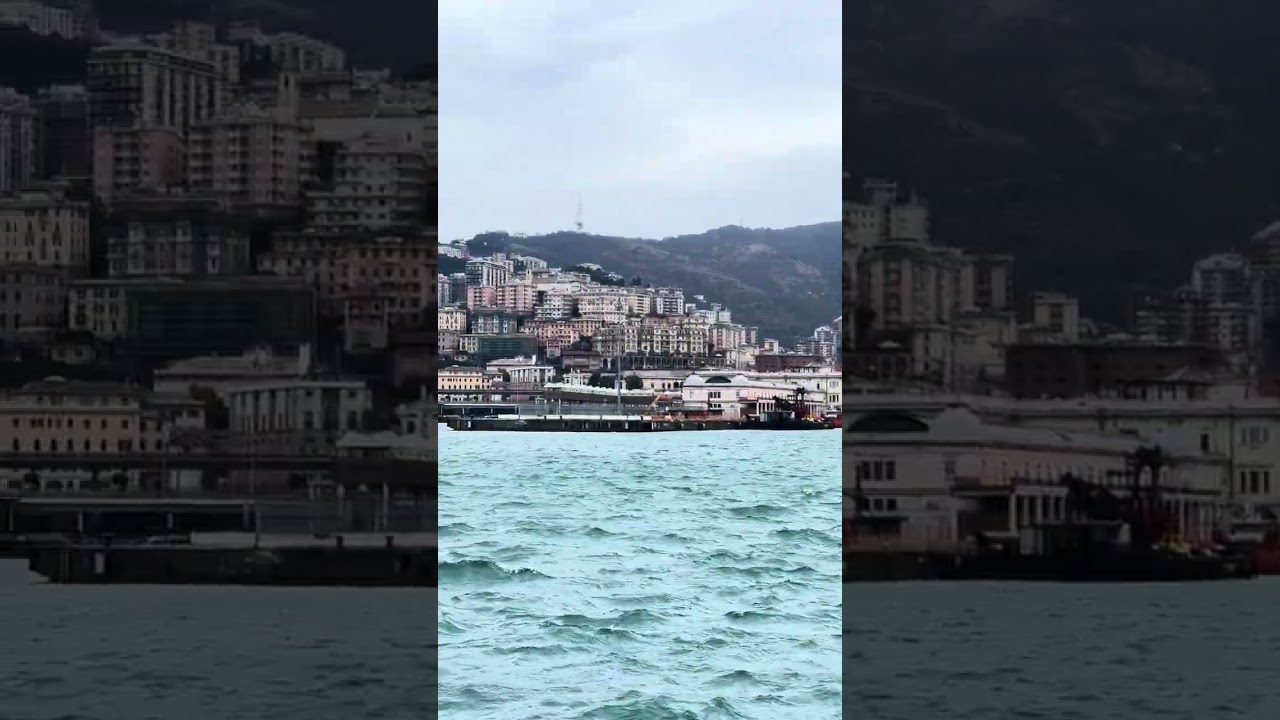 Moody Skies Over Genova’s Waterfront 