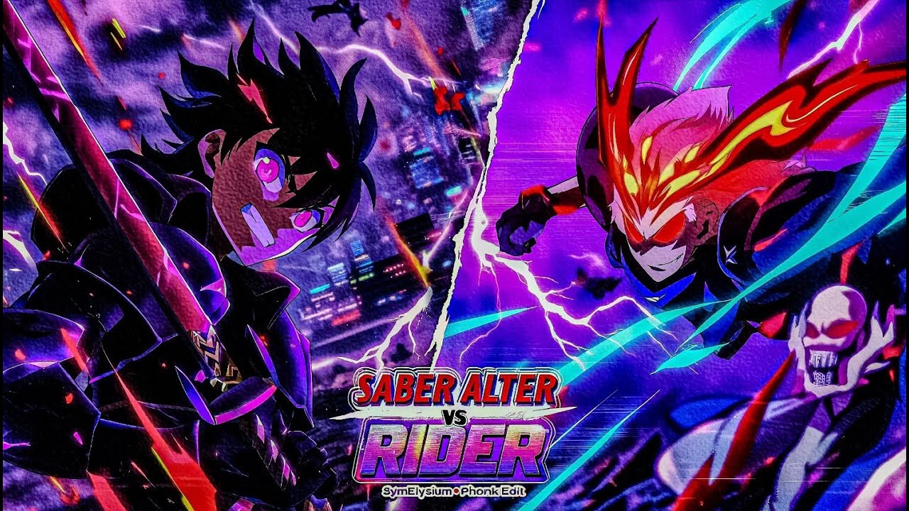 Saber Alter vs Rider 🔥 Dark Phonk Edit | Fate/Stay Night | 4K Cinematic